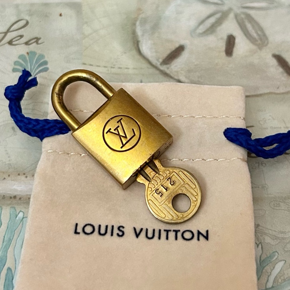 Rare Louis Vuitton 215 Lock and Key with Pouch